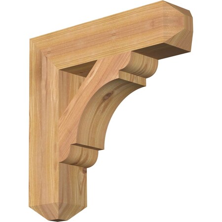 Ekena Millwork Olympic Craftsman Smooth Bracket, Western Red Cedar, 3 1/2"W x 16"D x 16"H BKT04X16X16OLY04SWR